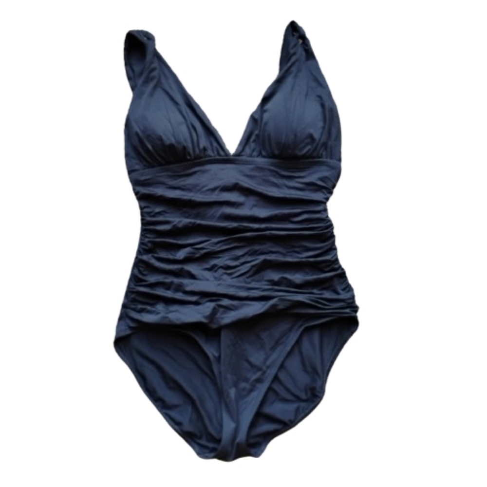 Ralph‎ Lauren NWT Size 6 Black One-Piece Swimsuit – MSRP $124”
